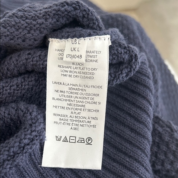 Free People Navy Knit Sweater and Skirt Set Large - Picture 7 of 7